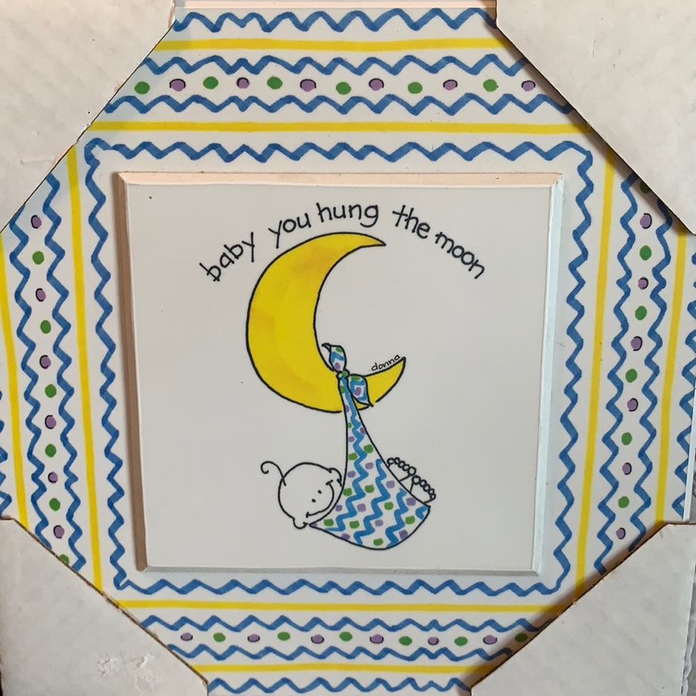 10/$10 Mix and Match 10/$15 Gingham Stick Kids "baby you hung the moon" NWT